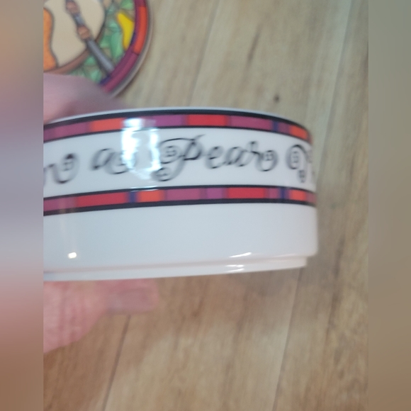 VTG MIKASA Ultra Fine Ceramic Dish Trinket Box “And a Partridge in a Pear Tree” - Picture 9 of 10